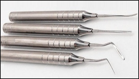 NiTi Perio Saw set of 4 pieces in its case